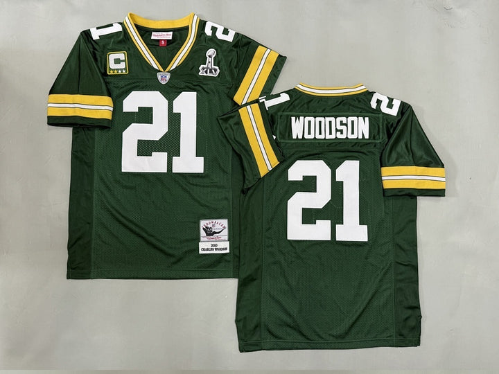 Charles Woodson Green Bay Packers Official NFL Mitchell & Ness Jersey