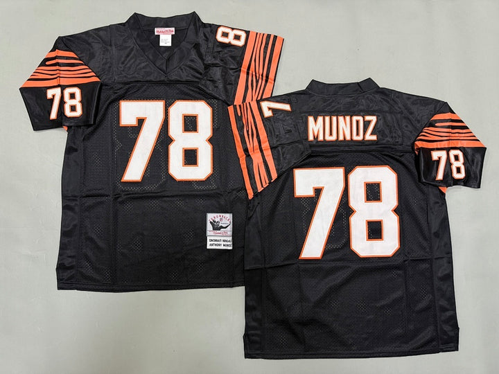 Anthony Munoz Cincinnati Bengals Official NFL Mitchell & Ness Jersey