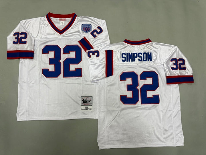 O.J. Simpson Buffalo Bills 1973 Official NFL Mitchell & Ness Jersey