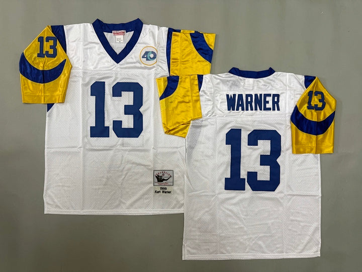 Kurt Warner Los Angeles Rams 1999 Official NFL Mitchell & Ness Jersey