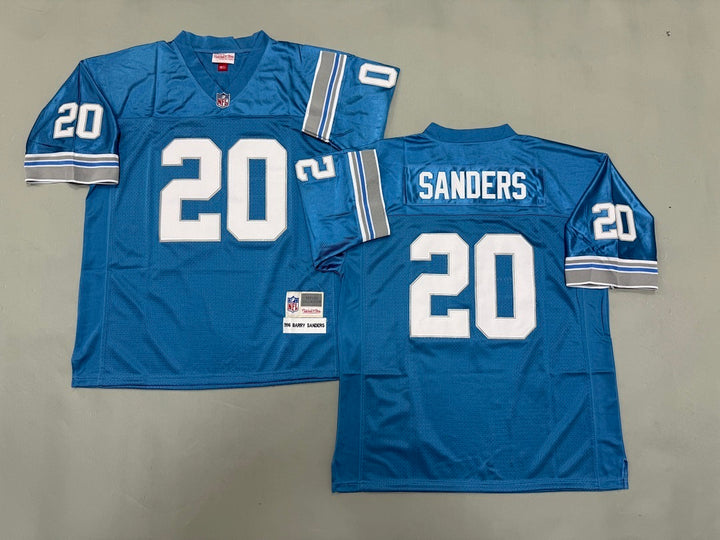 Barry Sanders Detroit Lions 1996 Official NFL Mitchell & Ness Jersey