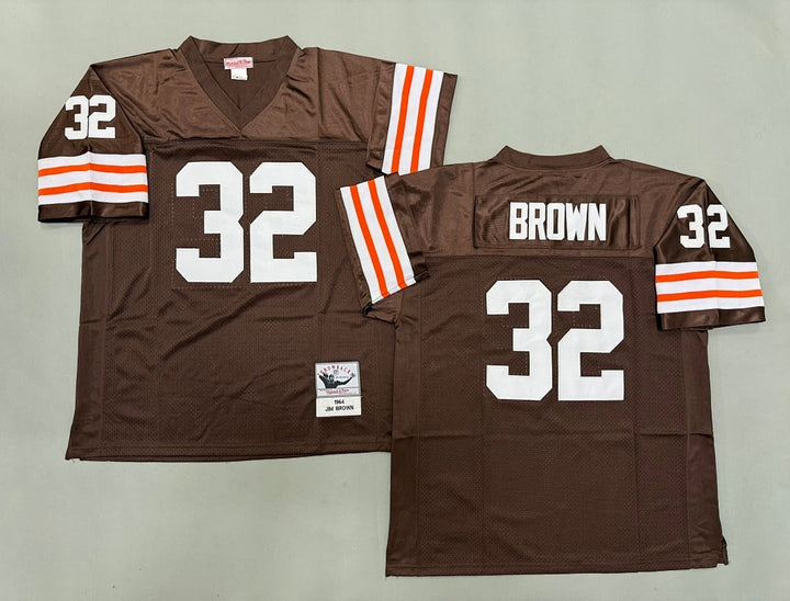 Jim Brown Clevelend Browns 1964 Official NFL Mitchell & Ness Jersey