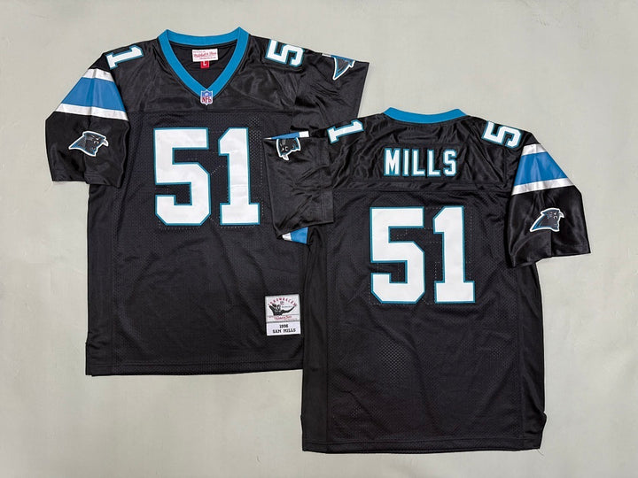 Sam Mills Carolina Panthers 1996 Official NFL Mitchell & Ness Jersey