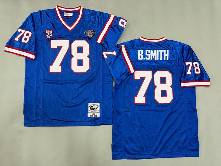 Bruce Smith Buffalo Bills 1990 Official NFL Mitchell & Ness Jersey