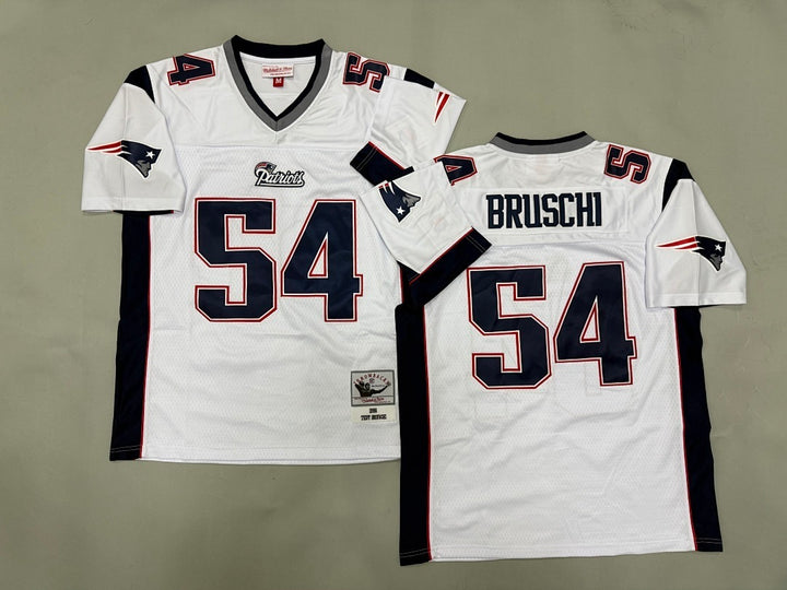 Tedy Bruschi New England Patriots 1996 Official NFL Mitchell & Ness Jersey